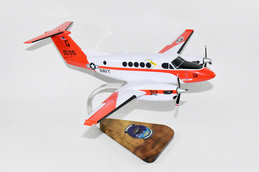 Beechcraft® TC-12 Huron, VT-35 Stingrays, 1/36 Mahogany Scale Model