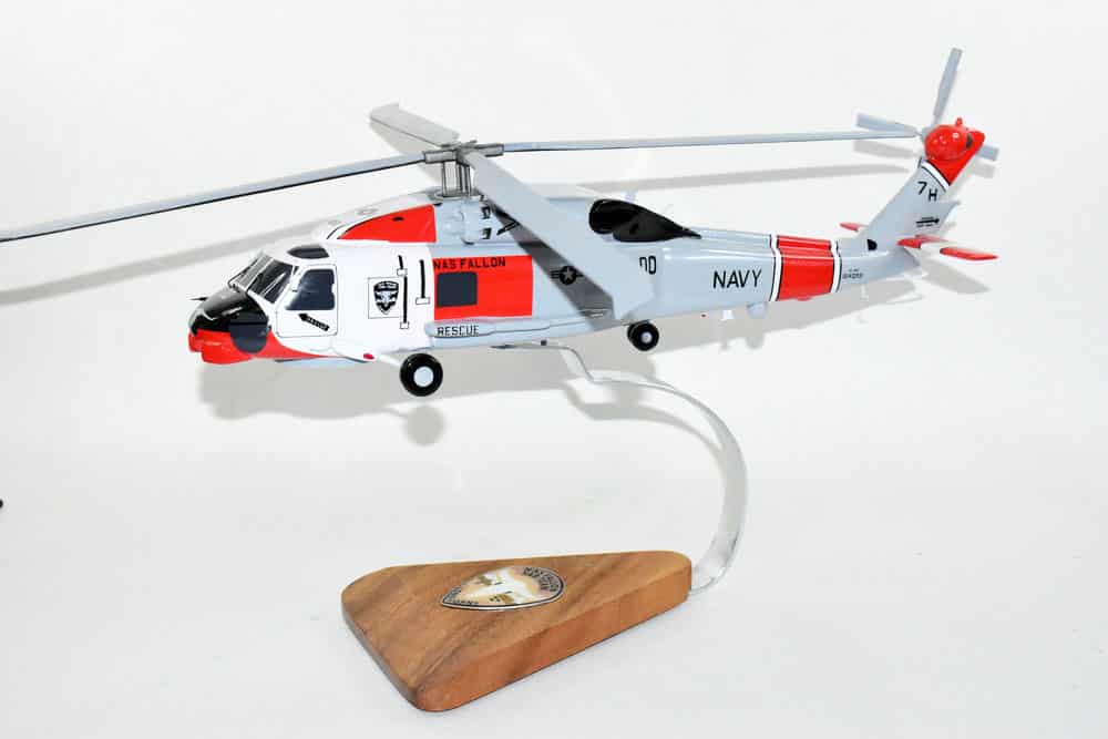 SH-60F Oceanhawk, NAS Fallon SAR, 16″ Mahogany Scale Model