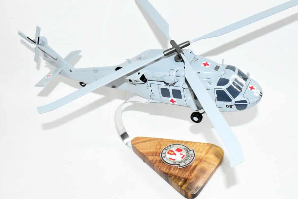 MH-60S, NAAD – Navy Air Ambulance Detachment, 16″ Mahogany Scale Model