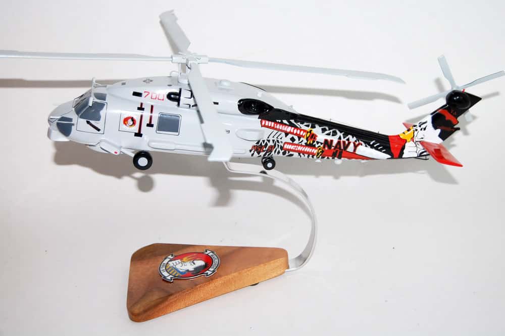 SH-60B, HSL-51 Warlords (2011), 16″ Mahogany Scale Model