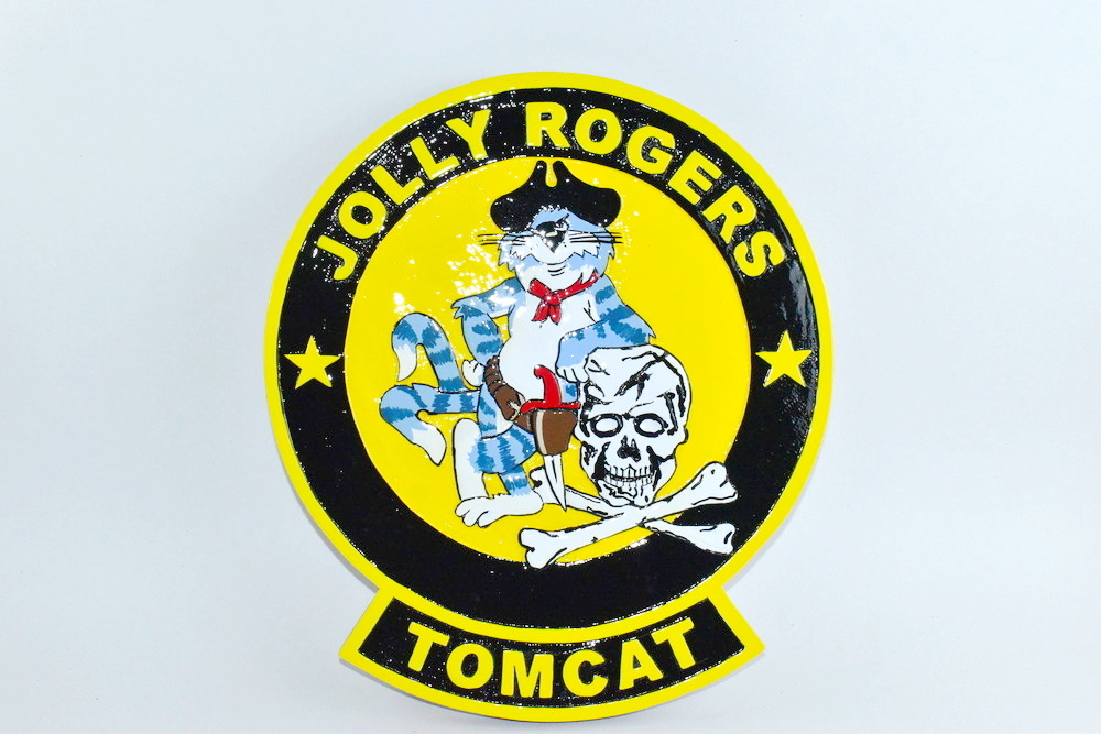 VF-84 Jolly Rogers Tomcat Plaque - Squadron Nostalgia