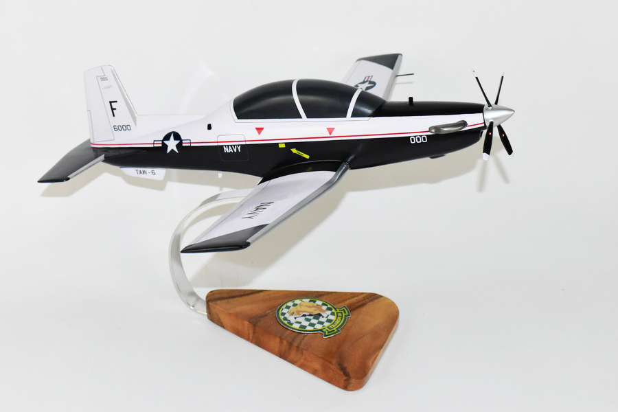 Beechcraft® T-6 Texan II, VT-10 Wildcats, 16″, Mahogany Scale Model