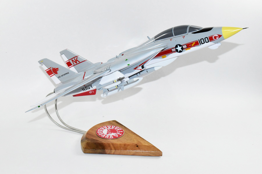 VF-1 Wolfpack F-14a Tomcat (1974) model,1/42 (18″) Scale, Mahogany, Navy, Fighter