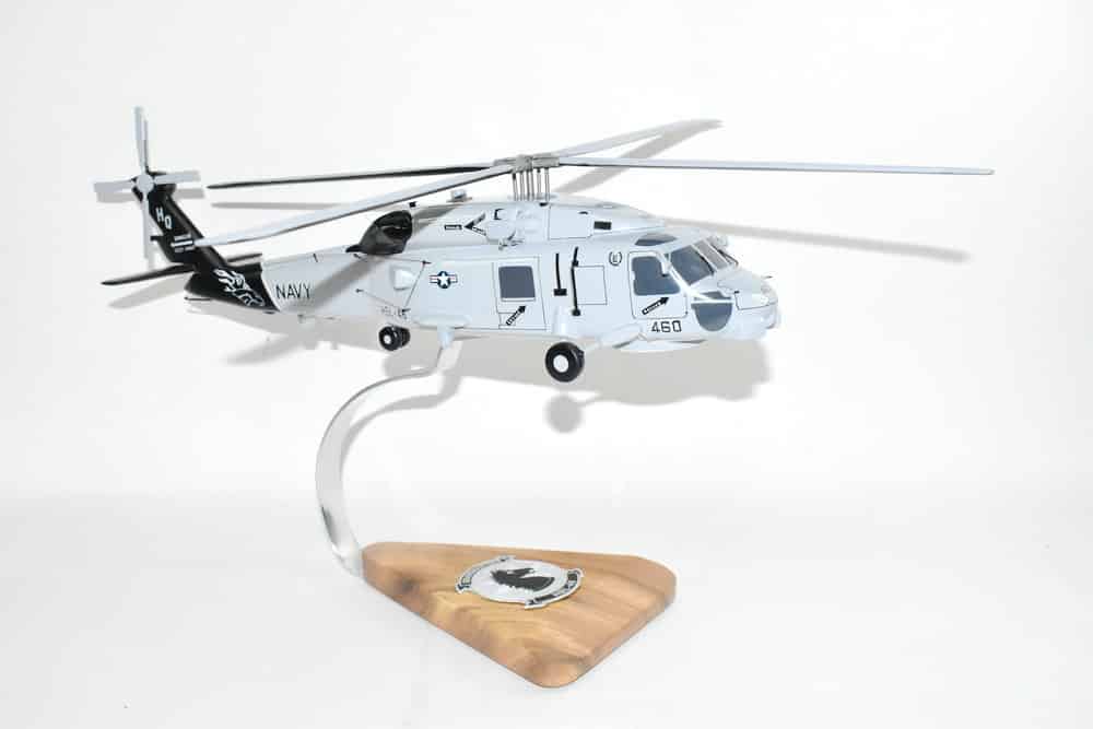 SH-60B, HSL-46 Grandmasters, 16″ Mahogany Scale Model