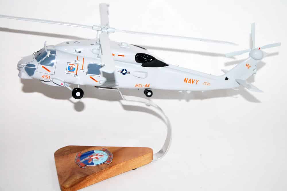SH-60B, HSL-44 Swamp Fox, 16″ Mahogany Scale Model