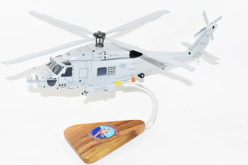 SH-60B, HSL-44 Swamp Fox (1996), 16″ Mahogany Scale Model
