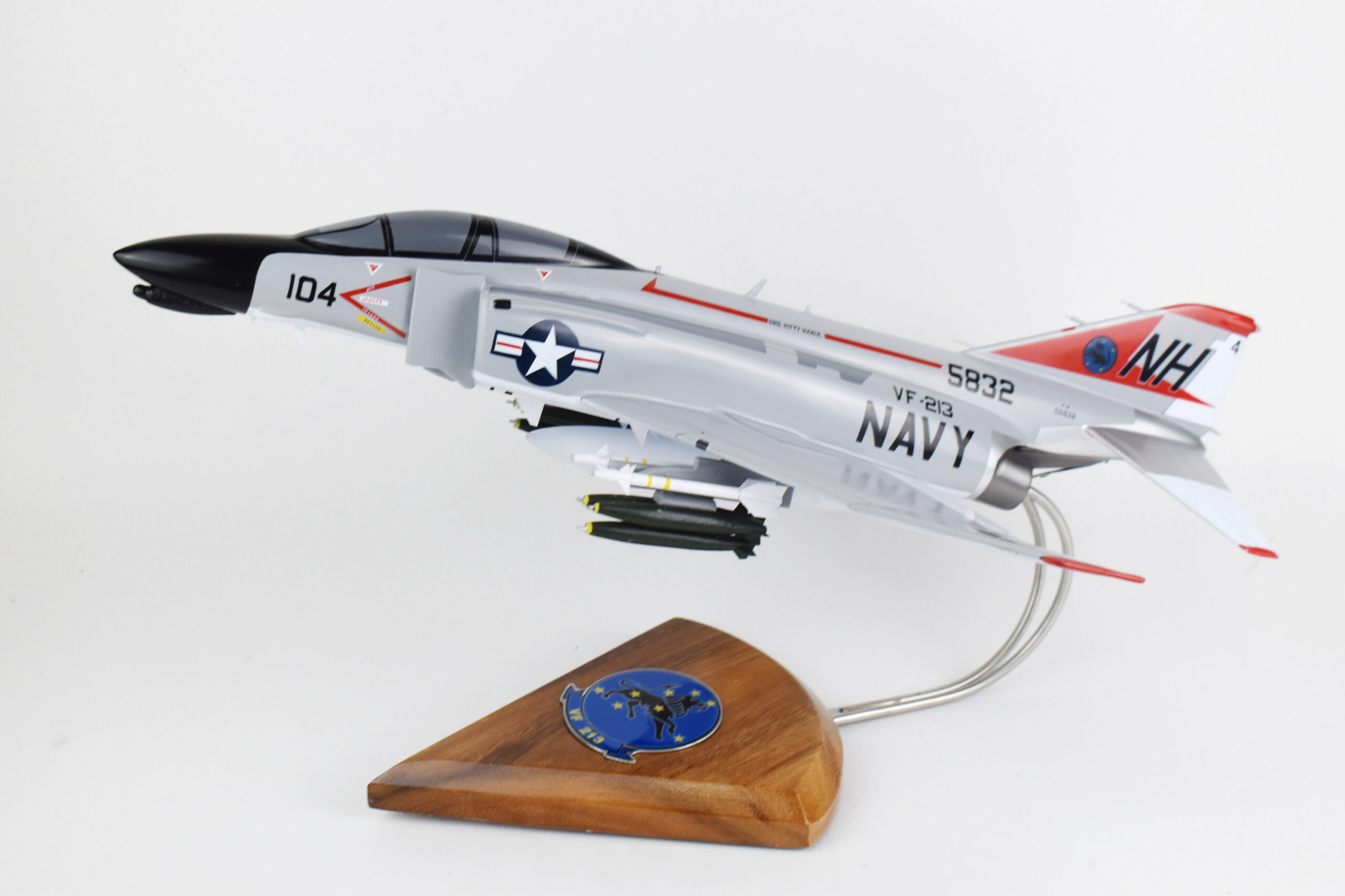 VF-213 Fighting BlackLions F-14d Tomcat Model - Squadron Nostalgia