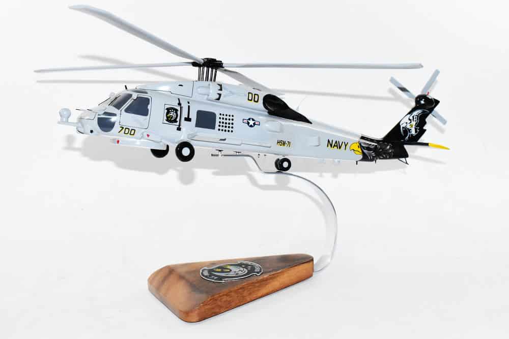 MH-60R, HSM-71 Raptors, 16″ Mahogany Scale Model