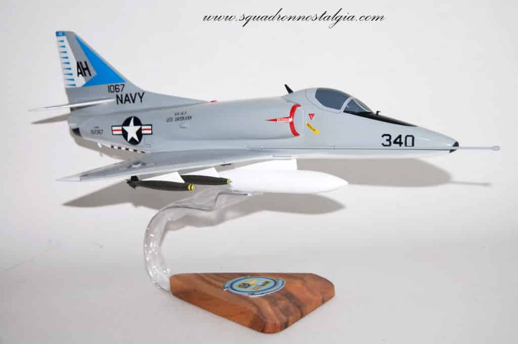 VA-163 Saints A-4E (1965), 18″ Mahogany Model