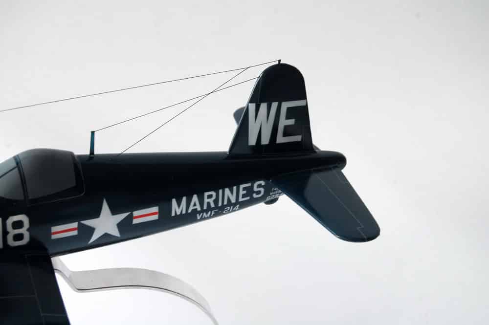 VMF-214 Blacksheep F-4U4 Model - Squadron Nostalgia