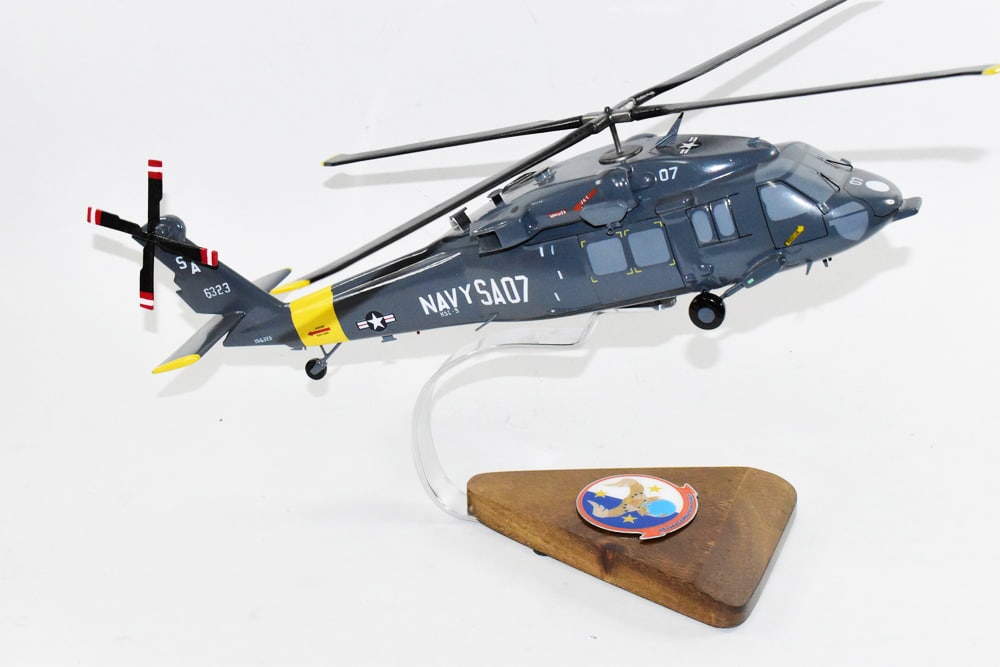 MH-60S (Knighthawk), HSC-3 Merlins, 16″Mahogany Scale Model