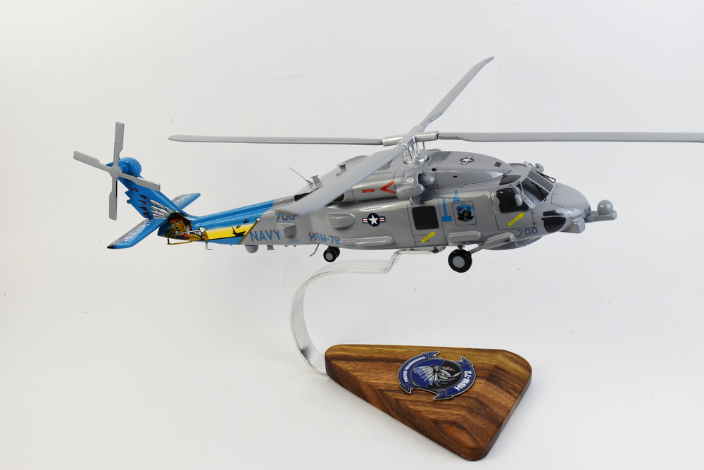 MH-60R, HSM-72 Proud Warriors (CAG), 16″Mahogany Scale Model