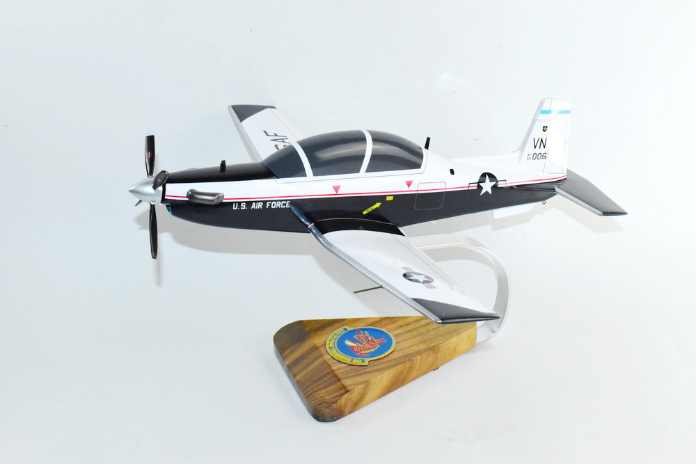 Beechcraft® T-6a Texan II, 33rd Flying Training Squadron Dragons, Mahogany Scale Model
