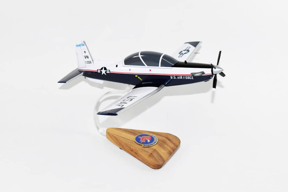 Beechcraft® T-6a Texan II, 33rd Flying Training Squadron Dragons,1/33 Mahogany Scale Model
