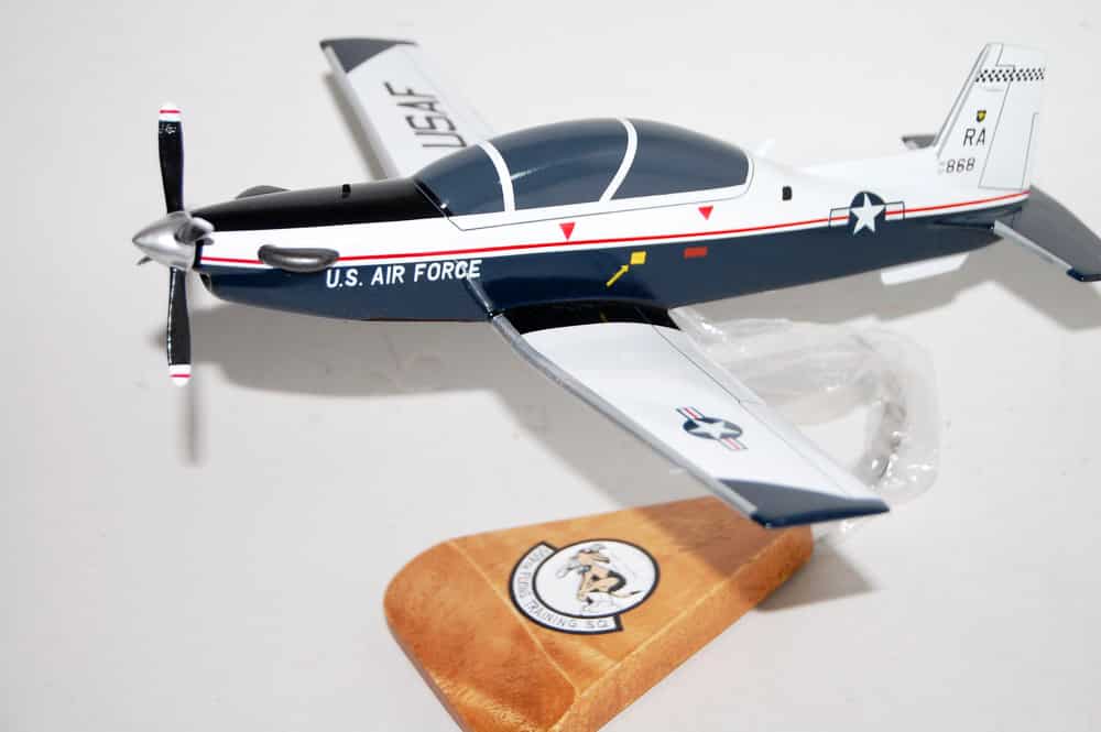Beechcraft® T-6 Texan II, 559th Flying Training Squadron Billy Goats, 1/33 Mahogany Scale Model
