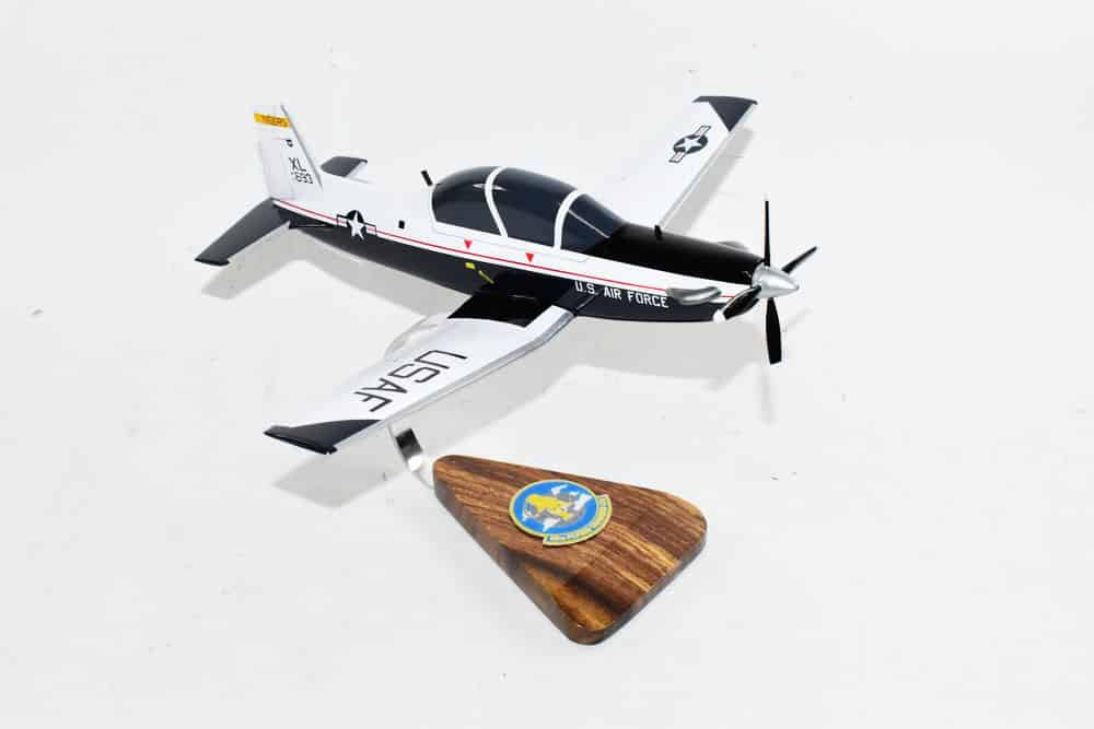 Beechcraft® T-6 Texan II, 85th Flying Training Squadron Tigers, 1/33 Mahogany Scale Model