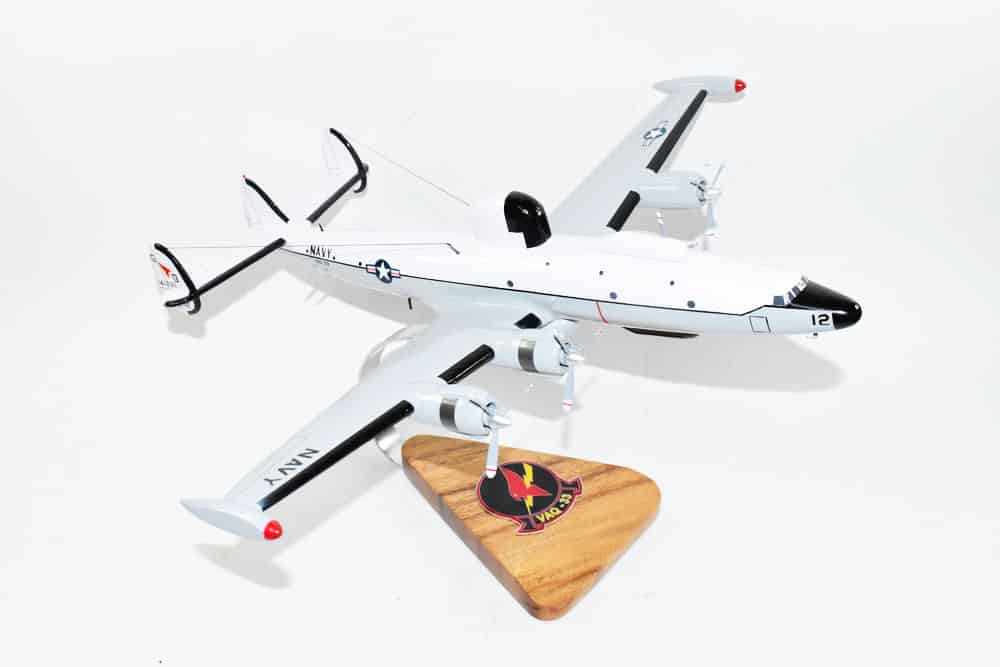 Lockheed Martin® NC-121K Super Constellation®, VAQ-33 Firebirds, 18″ Mahogany Model
