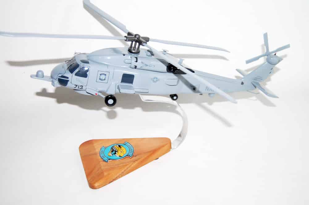 SH-60B, HSL-60 Jaguars, 16″ Mahogany Scale Model
