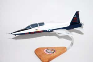 100th Flying Training Squadron T-38  Talon Model, 1/46 (12") Scale, Mahogany, Trainer