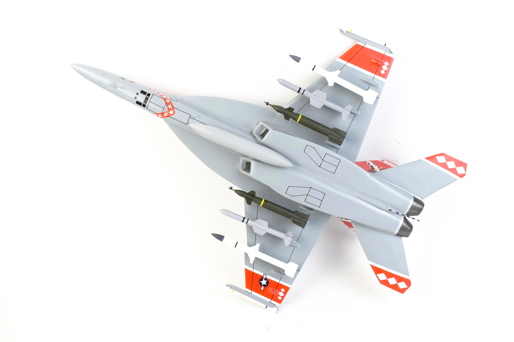JIAHAOO Collectible F/A-18 Super Hornet Strike Fighter Model 1/100