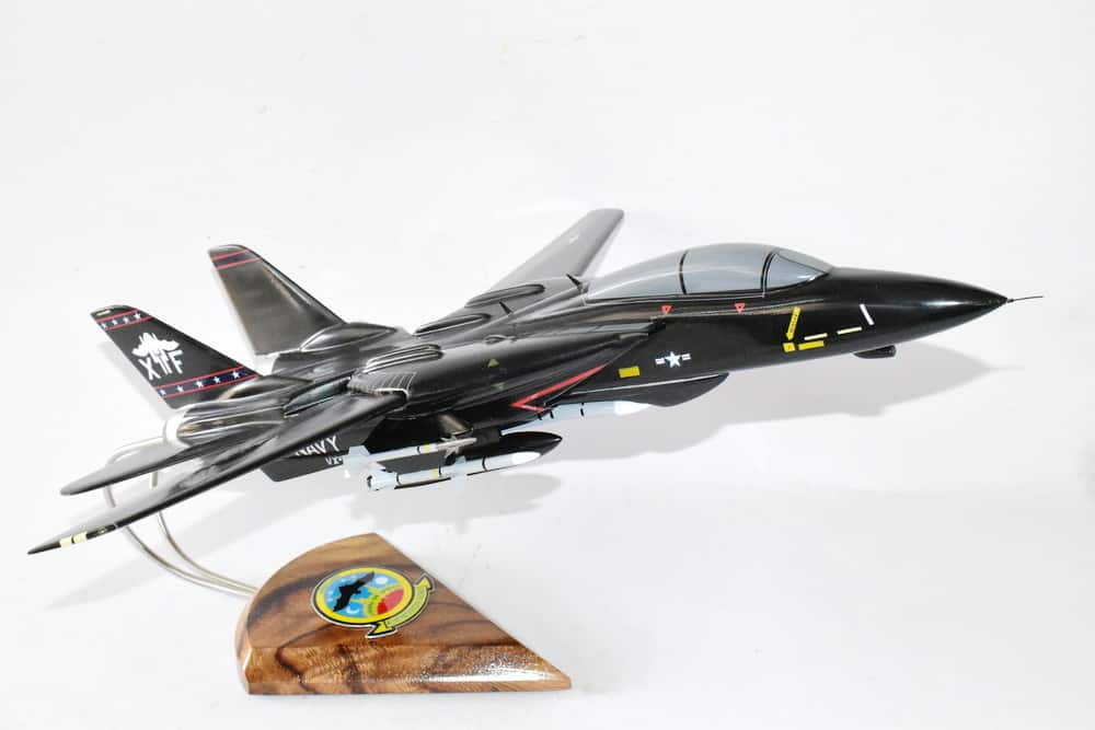 VX-9 Vampires F-14 Model, 1/42 (18″) Scale, Mahogany, Navy, Fighter