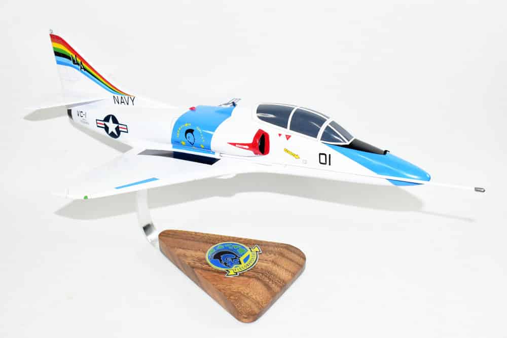 VC-1 Blue Alli TA-4J Model, 1/27th Scale, Mahogany, Navy