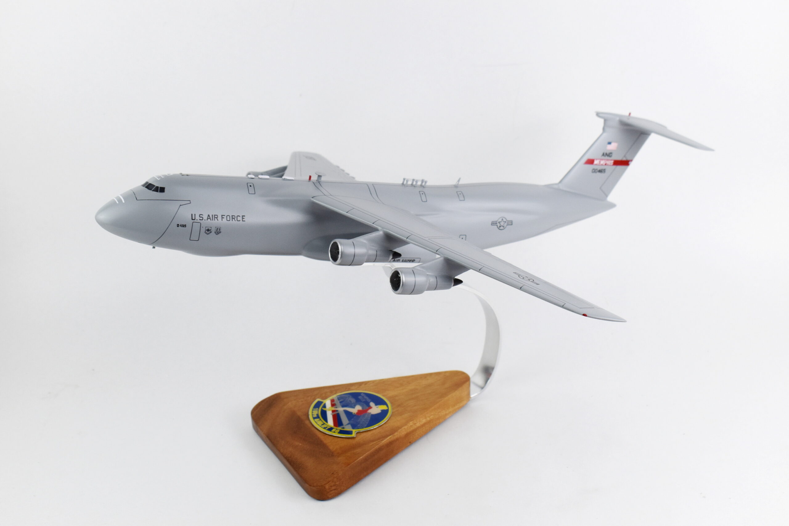 Lockheed Martin® C-5A Galaxy®, 155th Airlift Squadron, 18″ Mahogany Scale Model