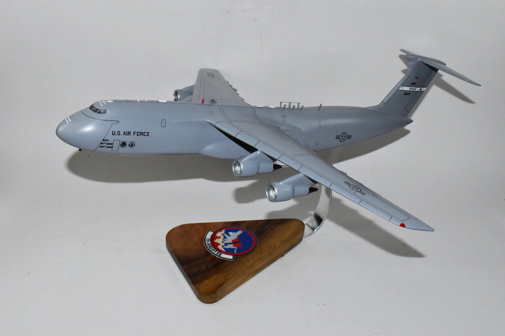Lockheed Martin® C-5A Galaxy®, 22nd Airlift Squadron, 18″ Mahogany Model