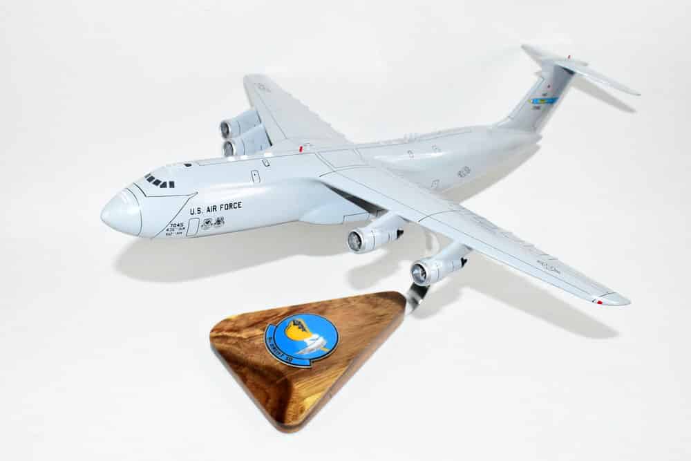 Lockheed Martin® C-5A Galaxy®, 9th Airlift Squadron ‘Proud Pelicans’,18″ Mahogany Scale Model