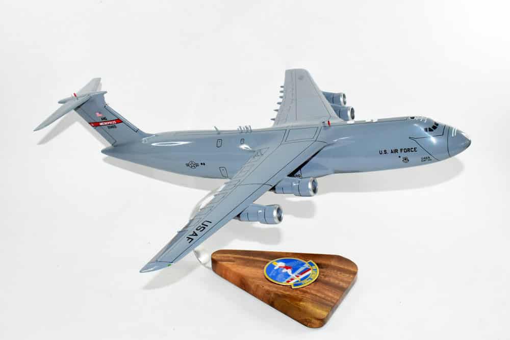 Lockheed Martin® C-5A Galaxy®, 155th Airlift Squadron, 18″ Mahogany Scale Model