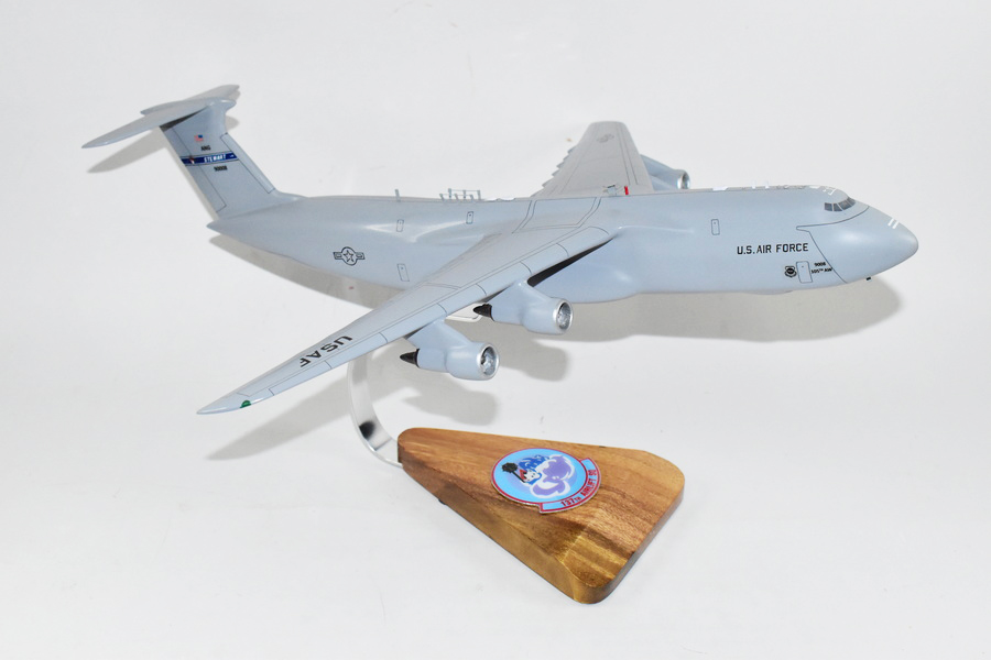 Lockheed Martin® C-5a Galaxy®, 137th Airlift Squadron, 18″ Mahogany Scale Model