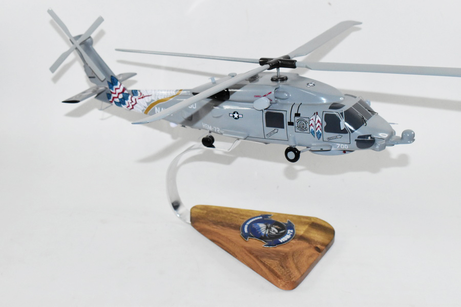 MH-60R, HSM-72 Proud Warriors (700), 16″ Mahogany Scale Model