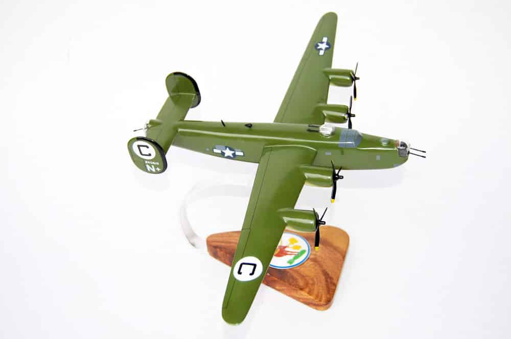 Lockheed Martin® (Consolidated) B-24D® Liberator®, 567th Bomb Squadron, 18″ Mahogany Model