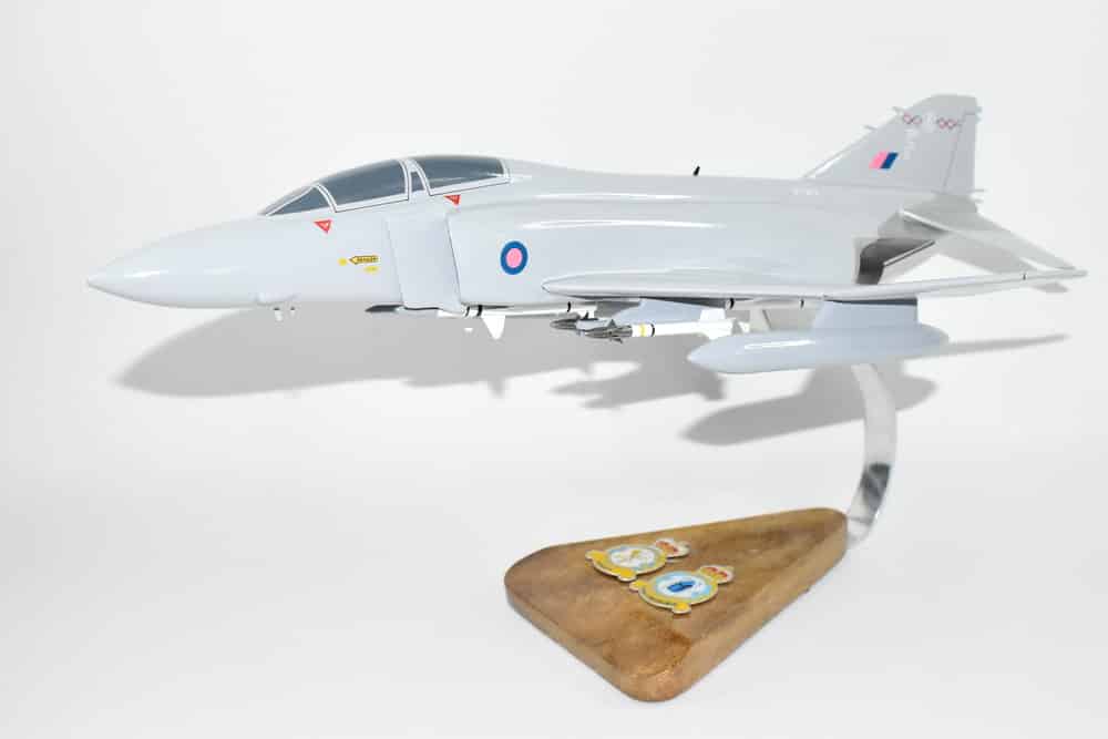 No. 64 Squadron / 228 OCU F-4m Model,  1/42 (18″) Scale, Mahogany, RAF