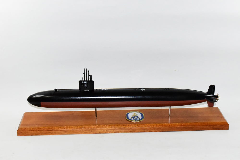 USS Helena SSN-725 Submarine, Navy, Mahogany, 20 inch, LA Class