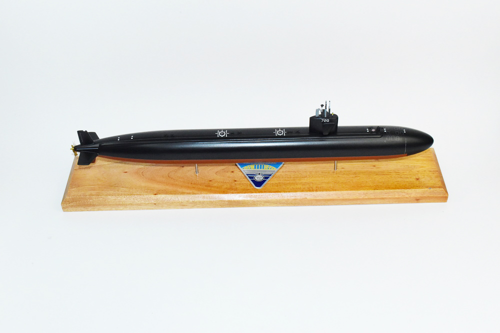USS Pittsburgh SSN-720 Submarine,Navy,Scale Model,Mahogany,20 inch,LA Class