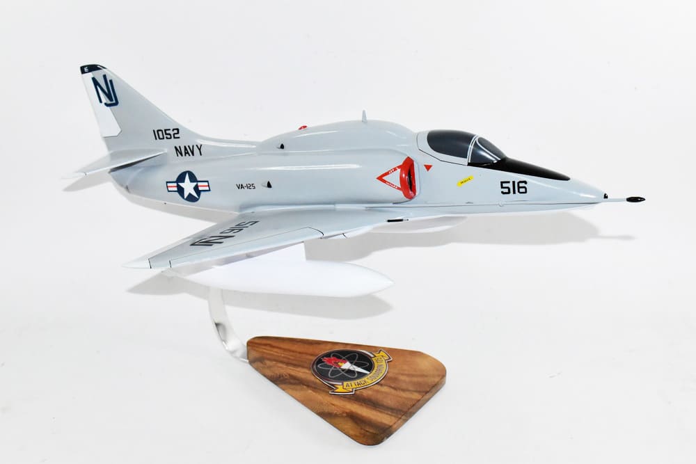 VA-125 Rough Raiders A-4E, 18″ Mahogany Model