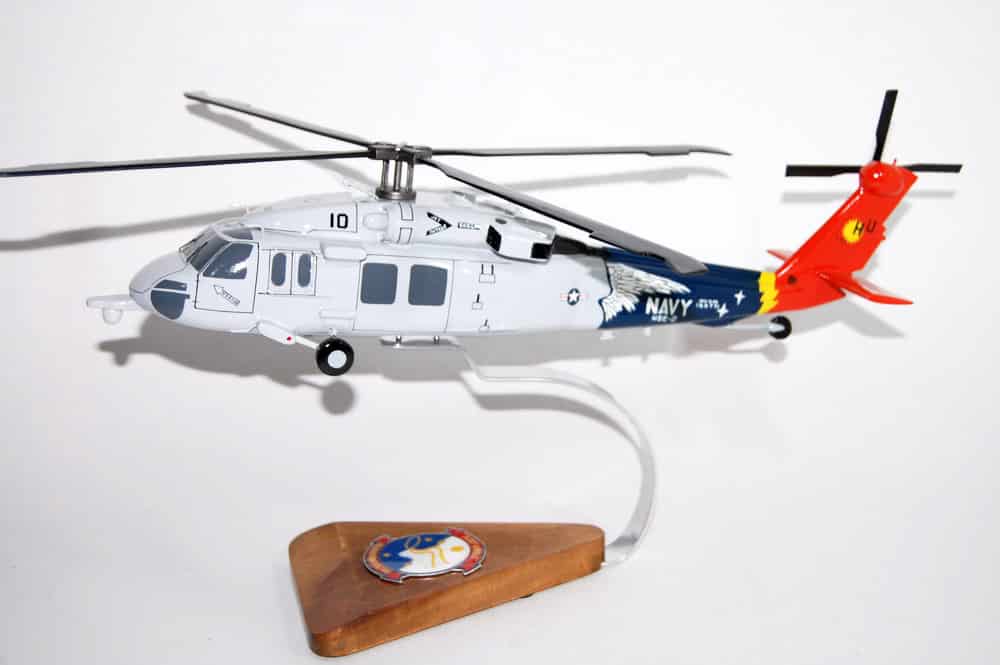 MH-60S, HSC-2 Fleet Angels (2009), 16″ Mahogany Scale Model