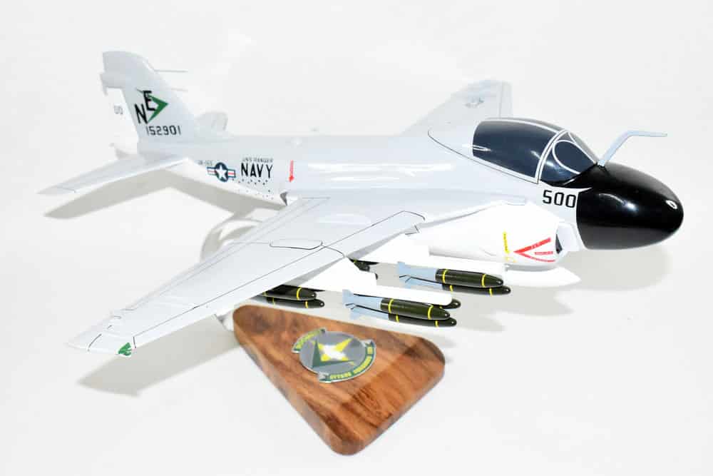 VA-165 Boomers A-6a (1967) Intruder Model, 1/36th Scale, Mahogany, Navy,