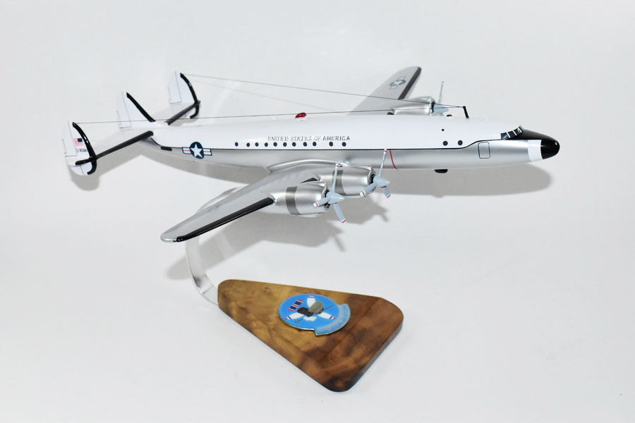 Lockheed Martin® VC-121 Super Constellation®, 4435th ATS (Special Air Missions), 18″ Mahogany Model