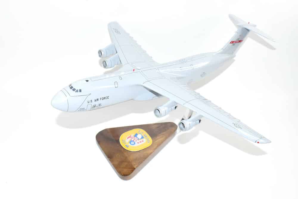 Lockheed Martin® C-5M Super Galaxy®, 337th Airlift Squadron 0461, 18″ Mahogany Scale Model