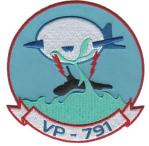 Patrol Squadron VP-791 Patch – Plastic Backing