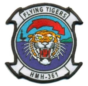 HMH-361 FLYING TIGERS Squadron Patch – Plastic Backing