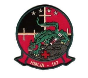 HMLA-167 Warriors Patch – Plastic Backing