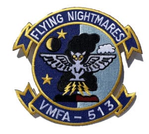 VMFA-513 Flying Nightmares Patch – Plastic Backing