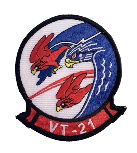 VT-21 Red Hawks Patch – Plastic Backing