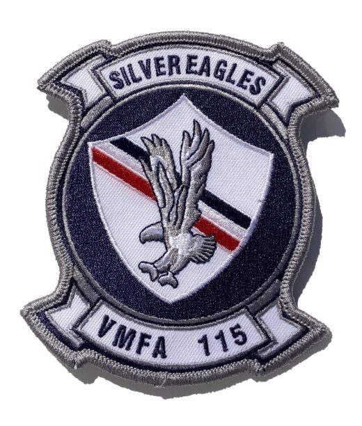 VMFA-115 Silver Eagles Squadron Patch – Sew On
