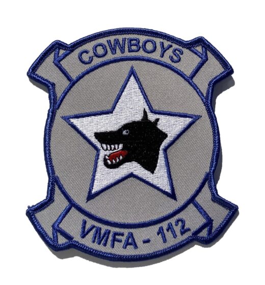 VMFA-112 Cowboys Patch – Plastic Backing