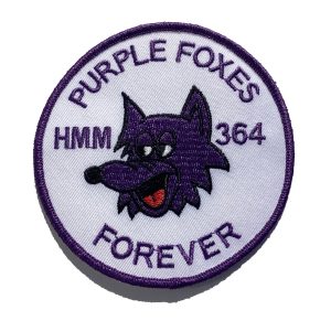 HMM-364 Purple Foxes Patch - Sew on