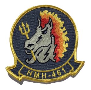 HMH-461 Ironhorse Patch – Plastic Backing